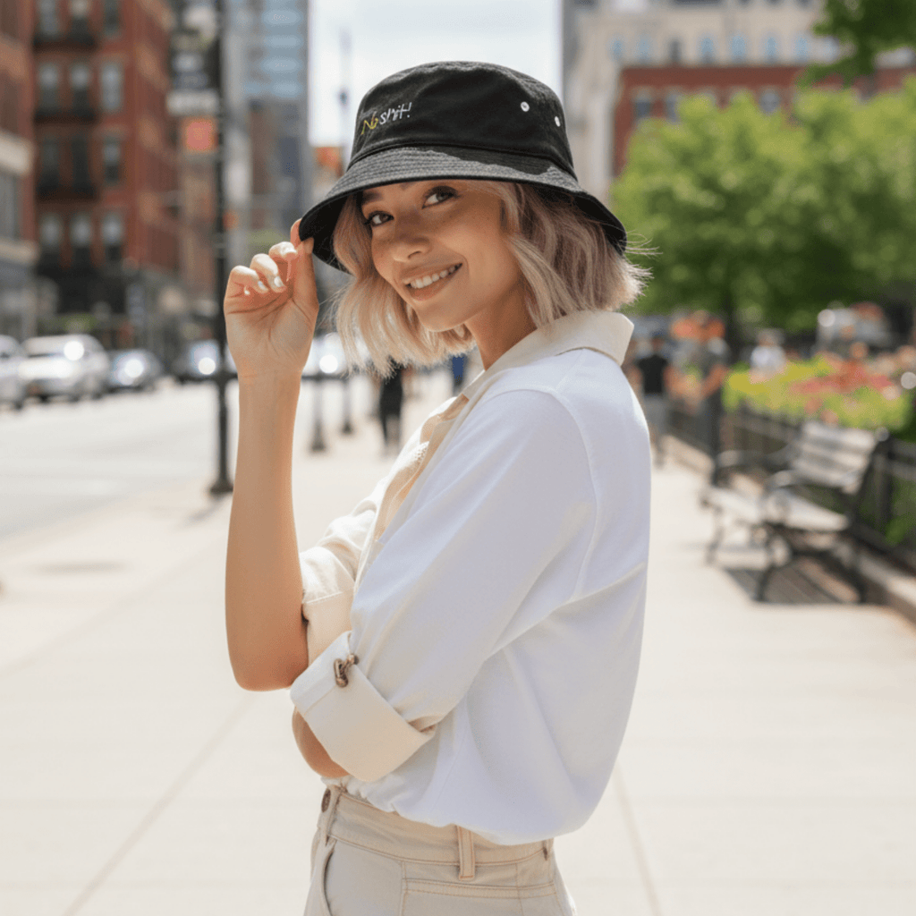 No Shit Shirts - Bucket Hat (Text only): No Shit! - Bucket Hat - basic