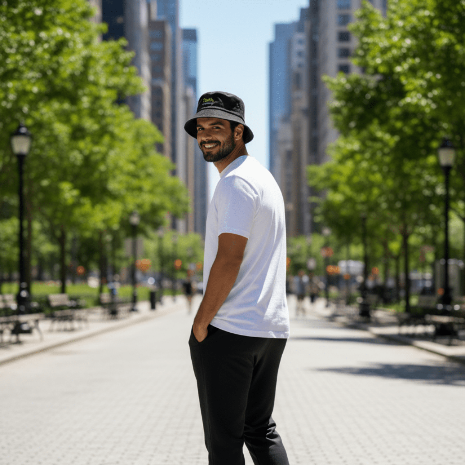 No Shit Shirts - Bucket Hat (Text only): Pasta, not patriarchy - Bucket Hat - basic