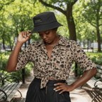 No Shit Shirts - Bucket Hat (Text only): Same job. Same hours. Less pay. Guess who? - Bucket Hat - basic