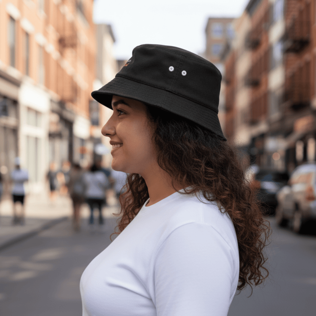 No Shit Shirts - Bucket Hat (Text only): Scrambled eggs need skill, not chromosomes. - Bucket Hat - basic