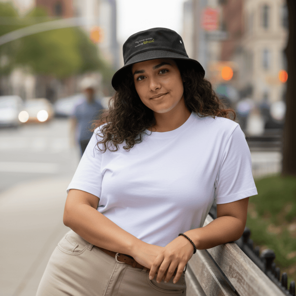 No Shit Shirts - Bucket Hat (Text only): Scrambled eggs need skill, not chromosomes. - Bucket Hat - basic