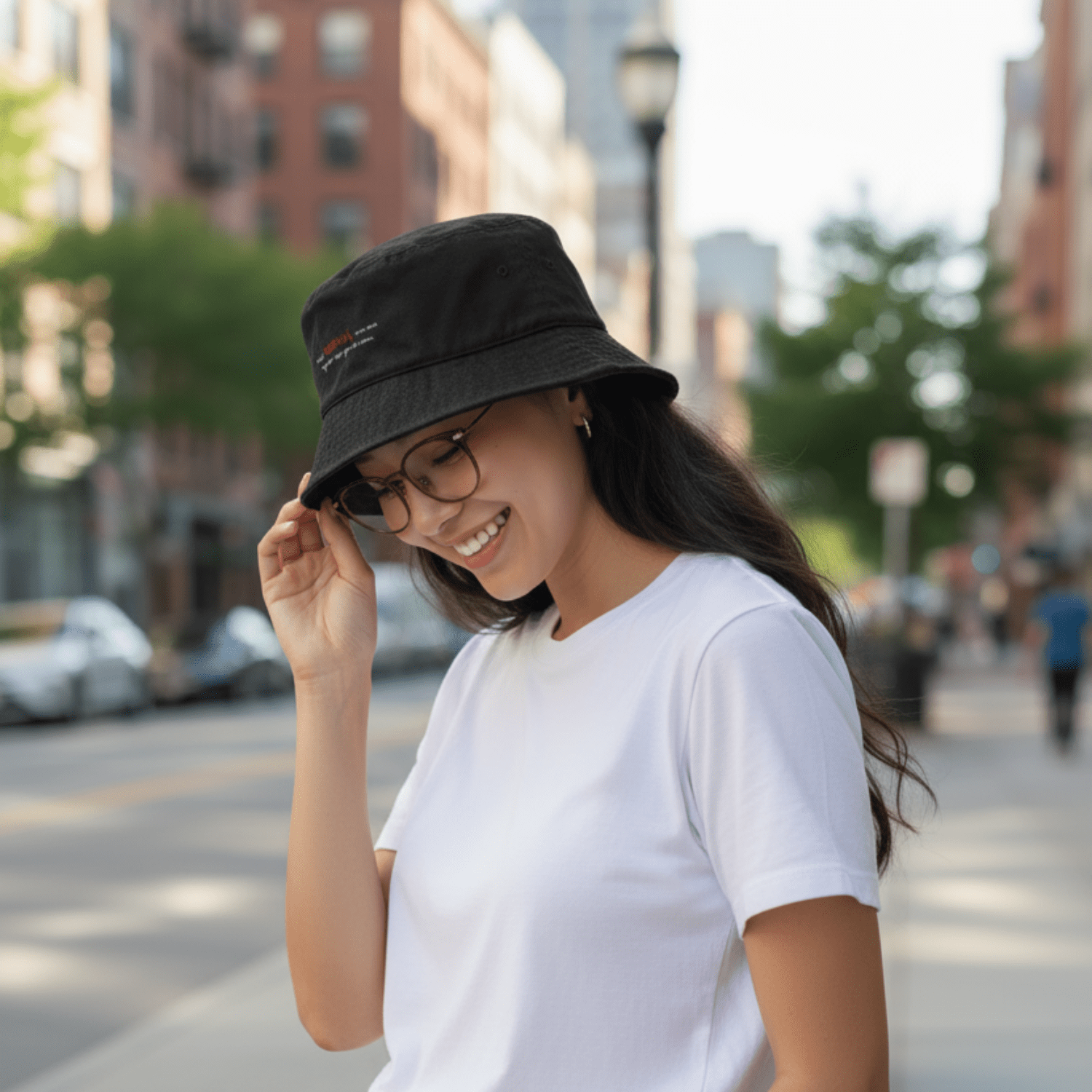 No Shit Shirts - Bucket Hat (Text only): Support women, even when they don’t share your last name. - Bucket Hat - basic