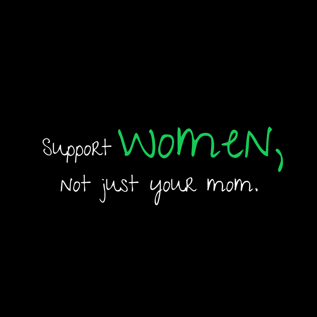 No Shit Shirts - Bucket Hat (Text only): Support women. Not just your mom - Bucket Hat - basic