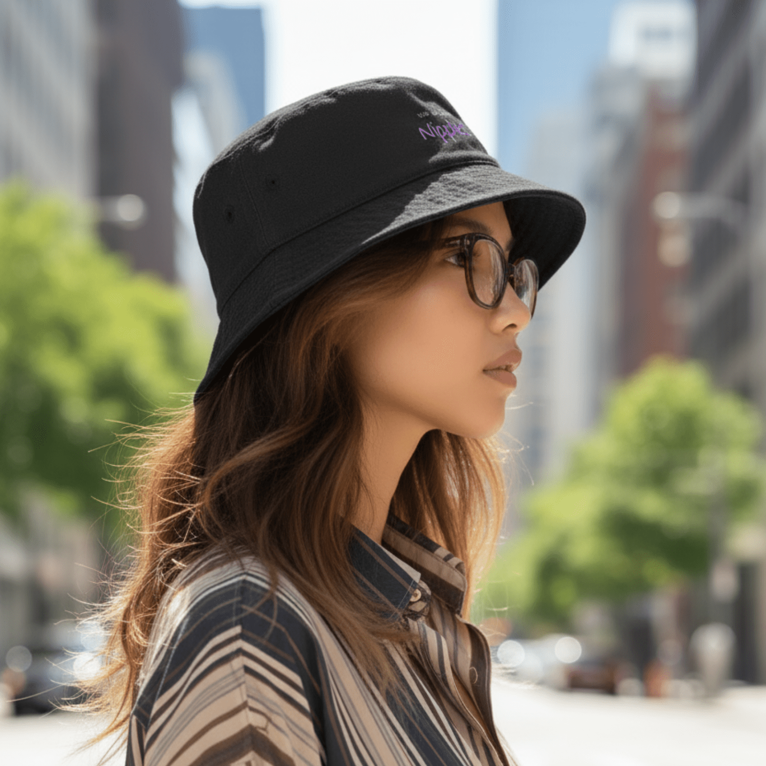 No Shit Shirts - Bucket Hat (Text only): We all have nipples! - Body & Autonomy & Sexism - basic