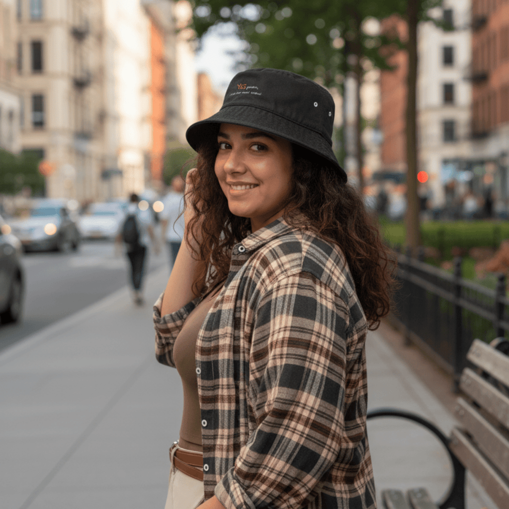 No Shit Shirts - Bucket Hat (Text only): Yes, grandma, I still don’t want children - Bucket Hat - basic
