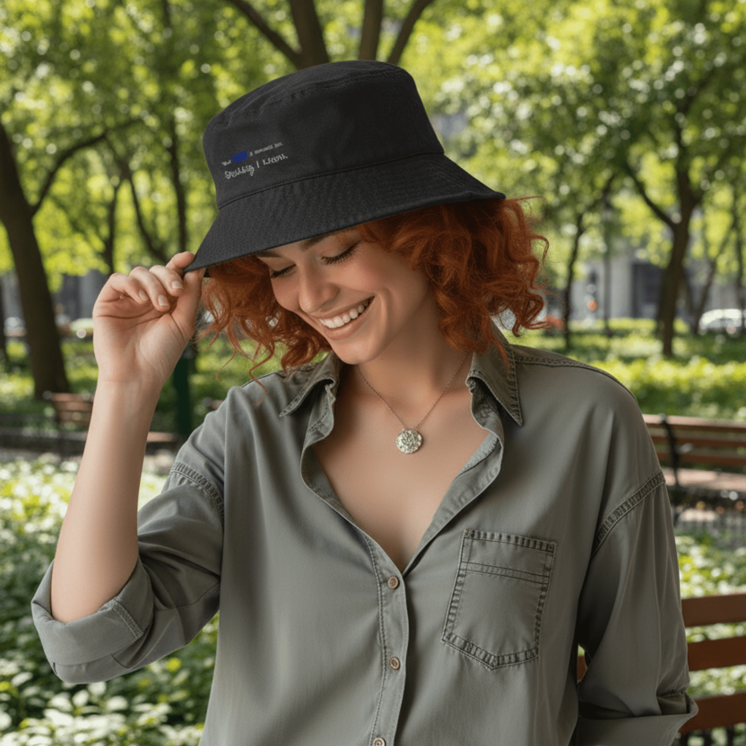 No Shit Shirts - Bucket Hat (Text only): Your CEO is someone’s son. Shocking, I know. - Bucket Hat - basic