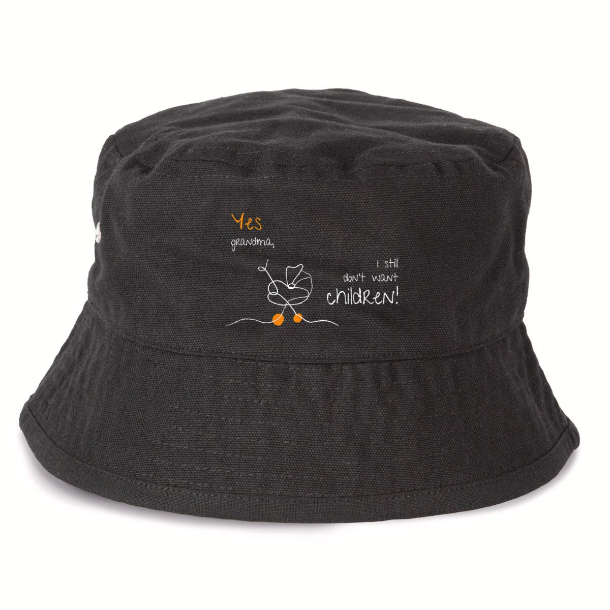 No Shit Shirts - Bucket Hat: Yes, grandma, I still don’t want children - Bucket Hat - basic