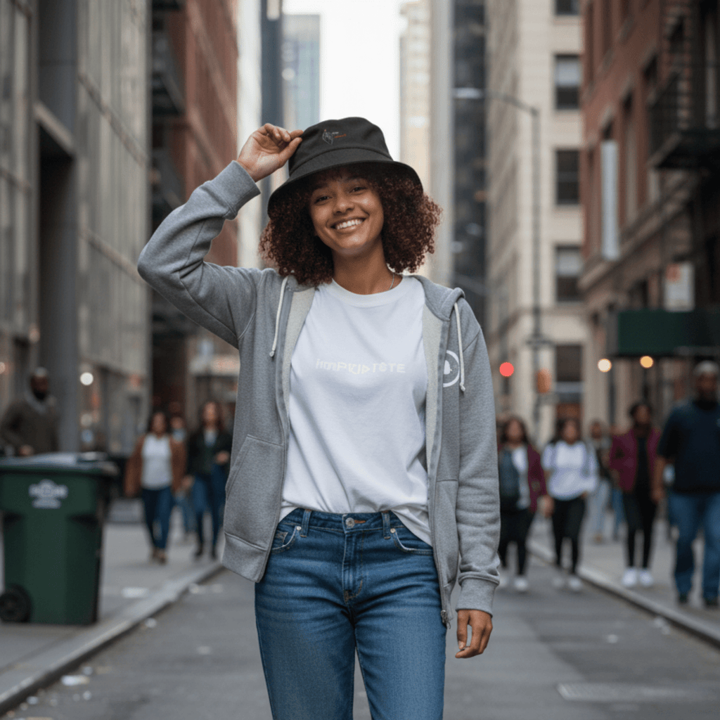 No Shit Shirts - Bucket Hat: Zero Fucks - Bucket Hat - basic