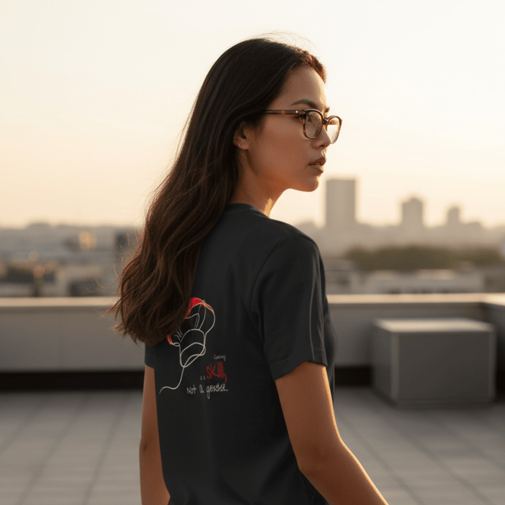 No Shit Shirts - Casual T-Shirt (Backprint): Cooking is a skill, not a gender. - Casual T-Shirts - basic