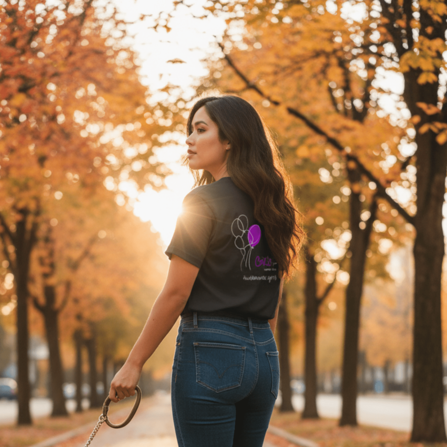 No Shit Shirts - Casual T-Shirt (Backprint): Girls just wanna have fun(damental rights) - Casual T-Shirts - basic