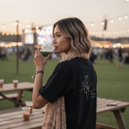 No Shit Shirts - Casual T-Shirt (Backprint): IDK. IDC. IDGAF. - Casual T-Shirts - basic