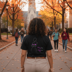 No Shit Shirts - Casual T-Shirt (Backprint): My Body, My Rules - Body & Autonomy & Sexism - basic