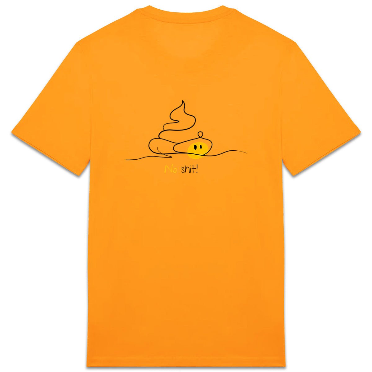 No Shit Shirts - Casual T-Shirt (Backprint): No Shit! - Casual T-Shirts - basic