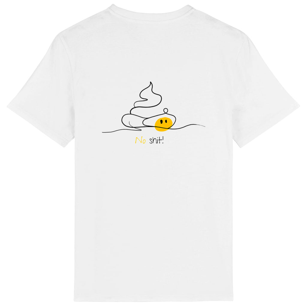 No Shit Shirts - Casual T-Shirt (Backprint): No Shit! - Casual T-Shirts - basic