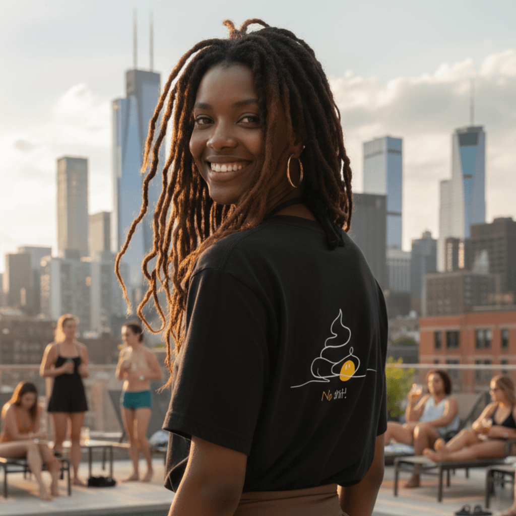 No Shit Shirts - Casual T-Shirt (Backprint): No Shit! - Casual T-Shirts - basic