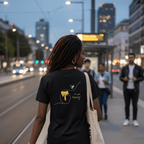 No Shit Shirts - Casual T-Shirt (Backprint): Not your honey - Body & Autonomy & Sexism - basic