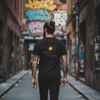 No Shit Shirts - Casual T-Shirt (Backprint): Scrambled eggs need skill, not chromosomes. - Casual T-Shirts - basic