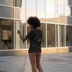 No Shit Shirts - Casual T-Shirt (Backprint): We all have nipples! - Body & Autonomy & Sexism - basic