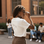 No Shit Shirts - Casual T-Shirt (Backprint): Your not my type - Body & Autonomy & Sexism - basic