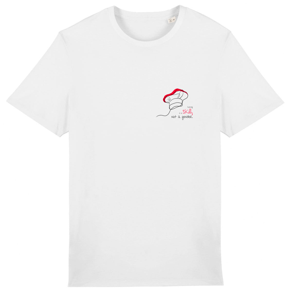 No Shit Shirts - Casual T-Shirt: Cooking is a skill, not a gender. - Casual T-Shirts - basic