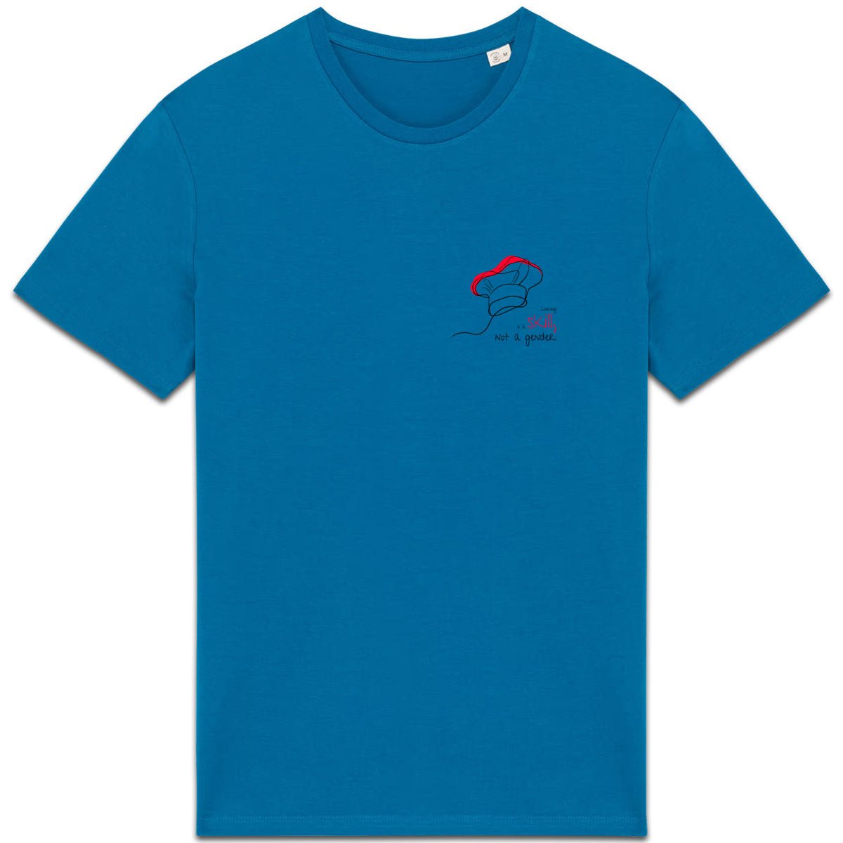 No Shit Shirts - Casual T-Shirt: Cooking is a skill, not a gender. - Casual T-Shirts - basic