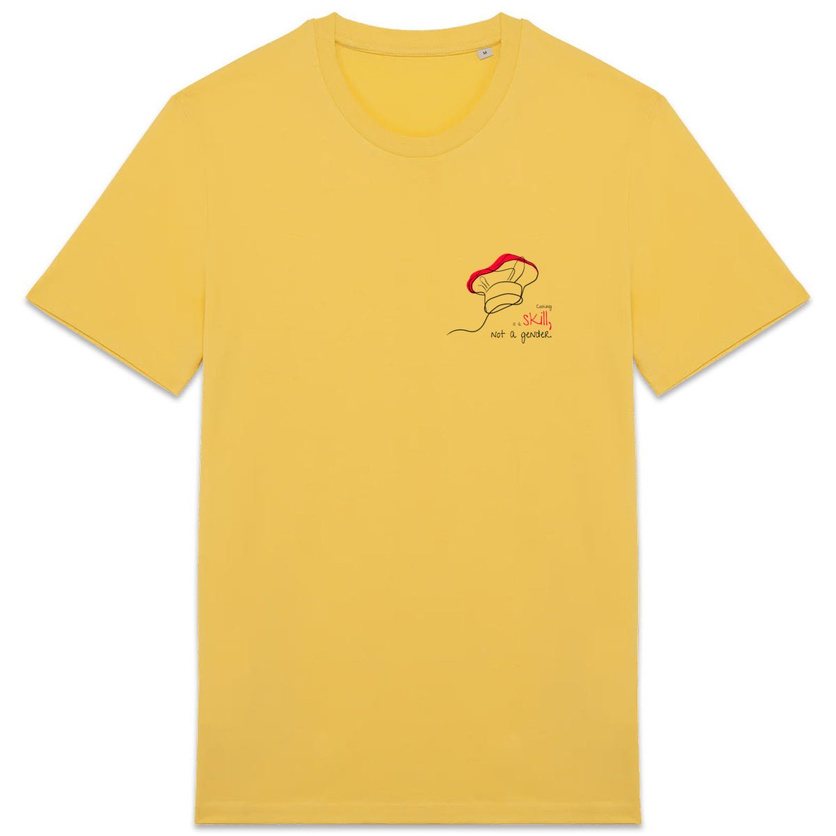 No Shit Shirts - Casual T-Shirt: Cooking is a skill, not a gender. - Casual T-Shirts - basic