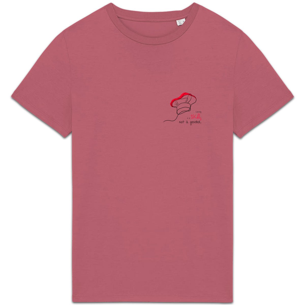 No Shit Shirts - Casual T-Shirt: Cooking is a skill, not a gender. - Casual T-Shirts - basic