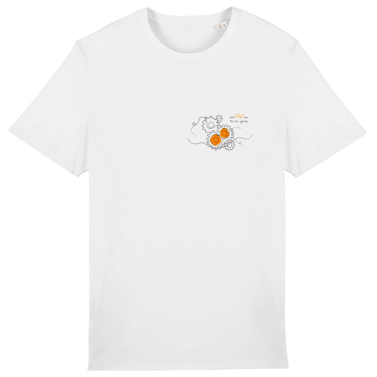 No Shit Shirts - Casual T-Shirt: Don’t “fix” me. Fix the system. - Casual T-Shirts - basic