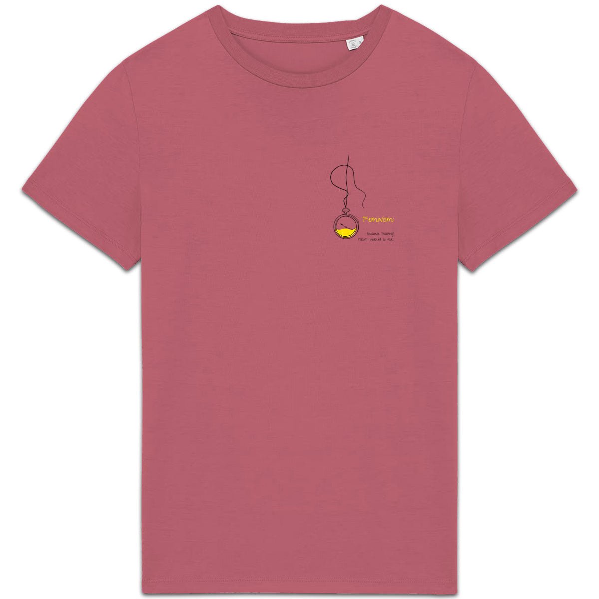 No Shit Shirts - Casual T-Shirt: Feminism: because “waiting” hasn’t worked so far - Casual T-Shirts - basic