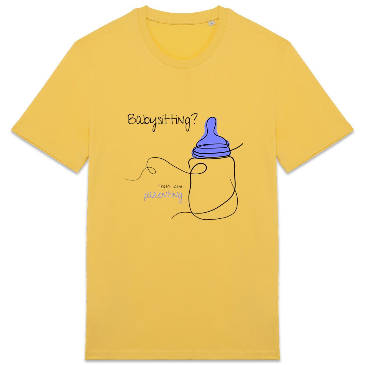 No Shit Shirts - Casual T-Shirt (Frontprint Large): Babysitting? That’s called parenting! - Casual T-Shirts - basic