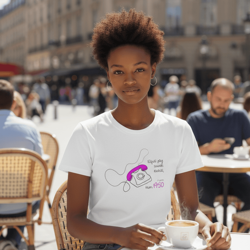 No Shit Shirts - Casual T-Shirt (Frontprint Large): Equal pay sounds radical… if you’re from 1950. - Casual T-Shirts - basic