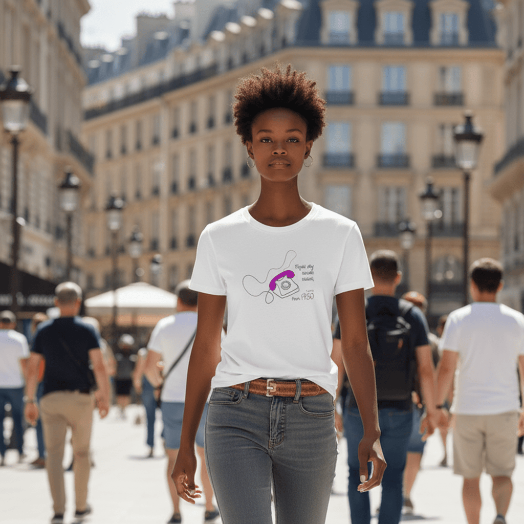 No Shit Shirts - Casual T-Shirt (Frontprint Large): Equal pay sounds radical… if you’re from 1950. - Casual T-Shirts - basic
