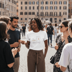 No Shit Shirts - Casual T-Shirt (Frontprint Large): Every chest deserves respect. Regardless of inventory. - Body & Autonomy & Sexism - basic