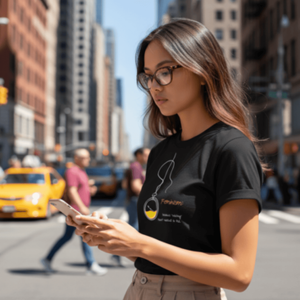 No Shit Shirts - Casual T-Shirt (Frontprint Large): Feminism: because “waiting” hasn’t worked so far - Casual T-Shirts - basic