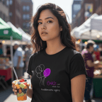 No Shit Shirts - Casual T-Shirt (Frontprint Large): Girls just wanna have fun(damental rights) - Casual T-Shirts - basic