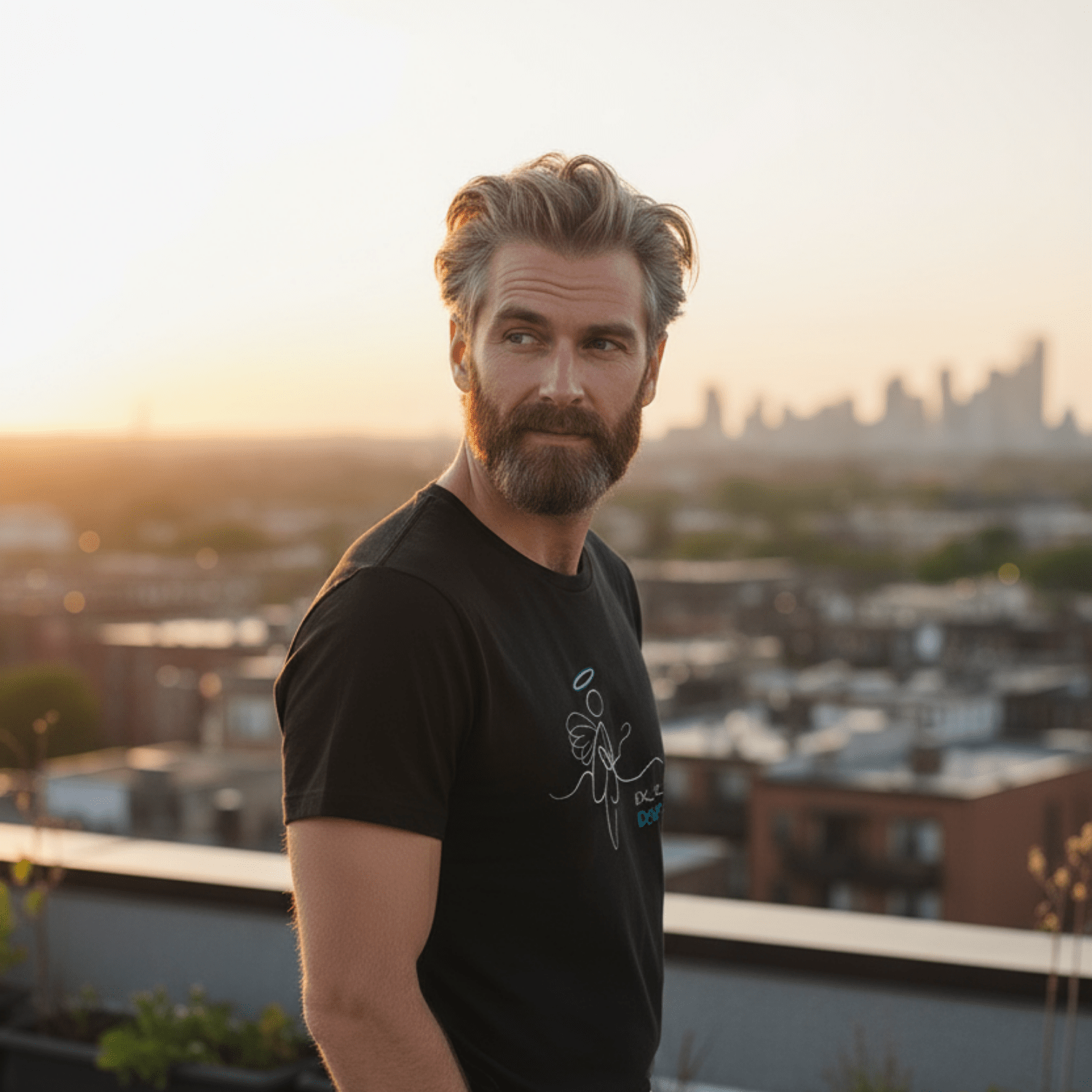 No Shit Shirts - Casual T-Shirt (Frontprint Large): IDK. IDC. IDGAF. - Casual T-Shirts - basic