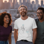 No Shit Shirts - Casual T-Shirt (Frontprint Large): IDK. IDC. IDGAF. - Casual T-Shirts - basic