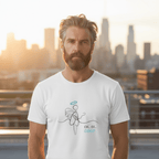 No Shit Shirts - Casual T-Shirt (Frontprint Large): IDK. IDC. IDGAF. - Casual T-Shirts - basic