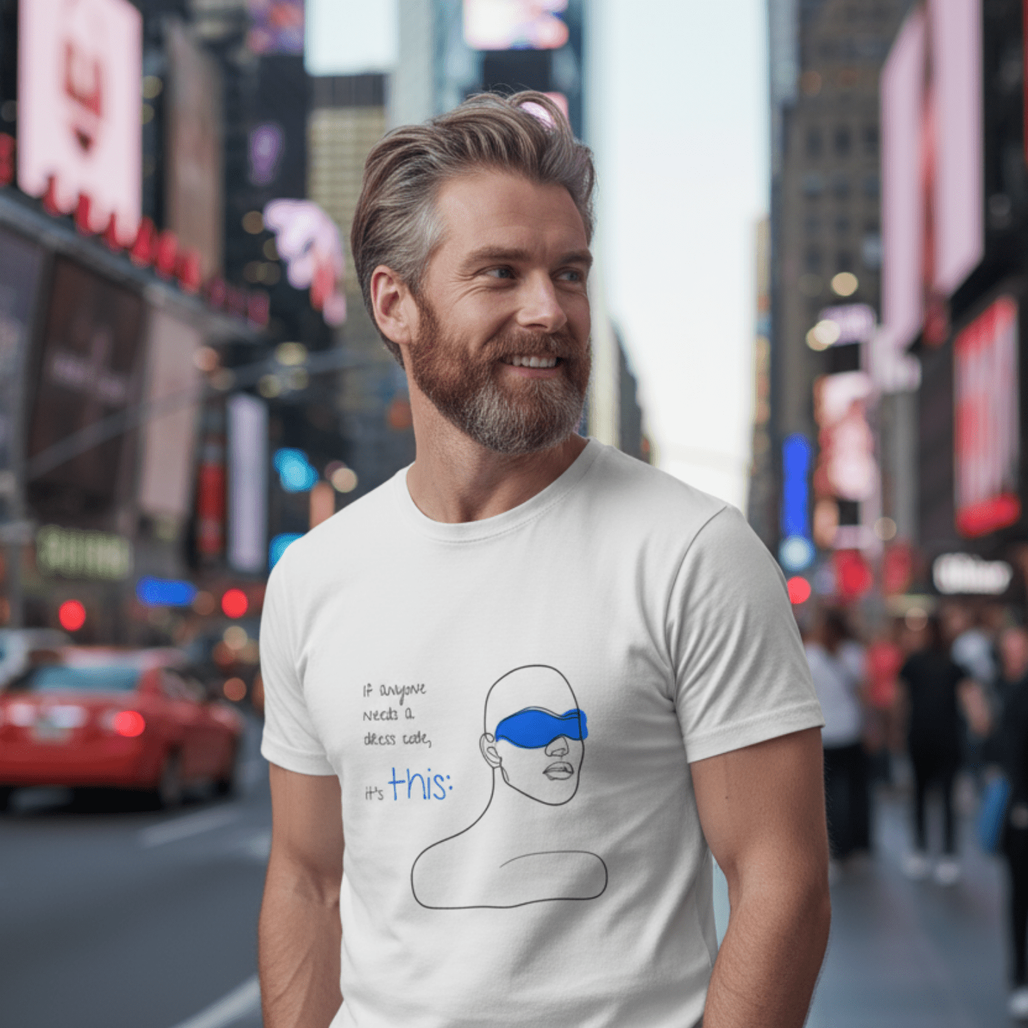 No Shit Shirts - Casual T-Shirt (Frontprint Large): If anyone needs a dress code, it’s this: - Casual T-Shirts - basic