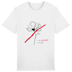 No Shit Shirts - Casual T-Shirt (Frontprint Large): I’ll take power over flowers - Casual T-Shirts - basic