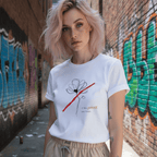 No Shit Shirts - Casual T-Shirt (Frontprint Large): I’ll take power over flowers - Casual T-Shirts - basic