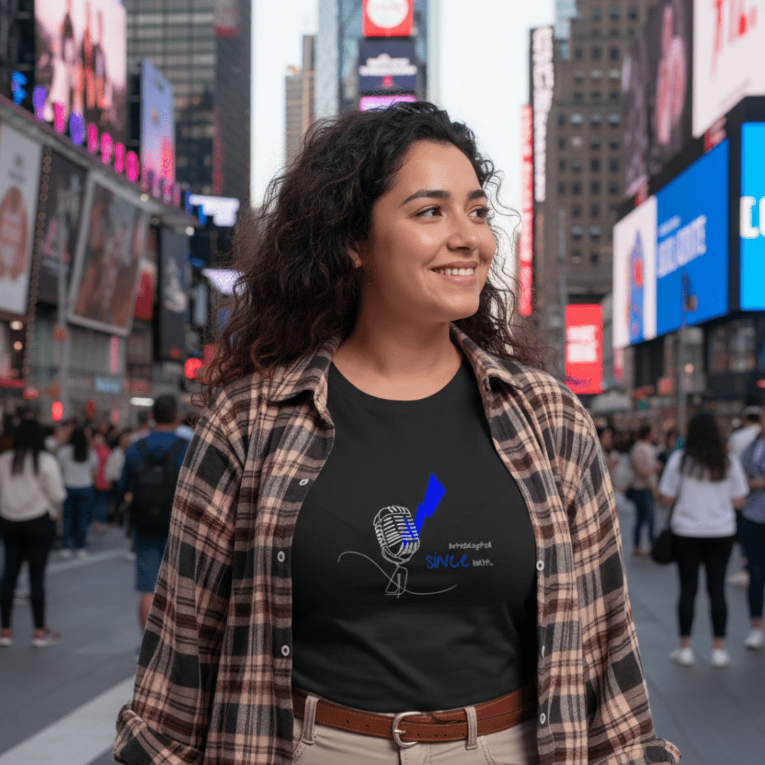 No Shit Shirts - Casual T-Shirt (Frontprint Large): Interrupted since birth. - Casual T-Shirts - basic