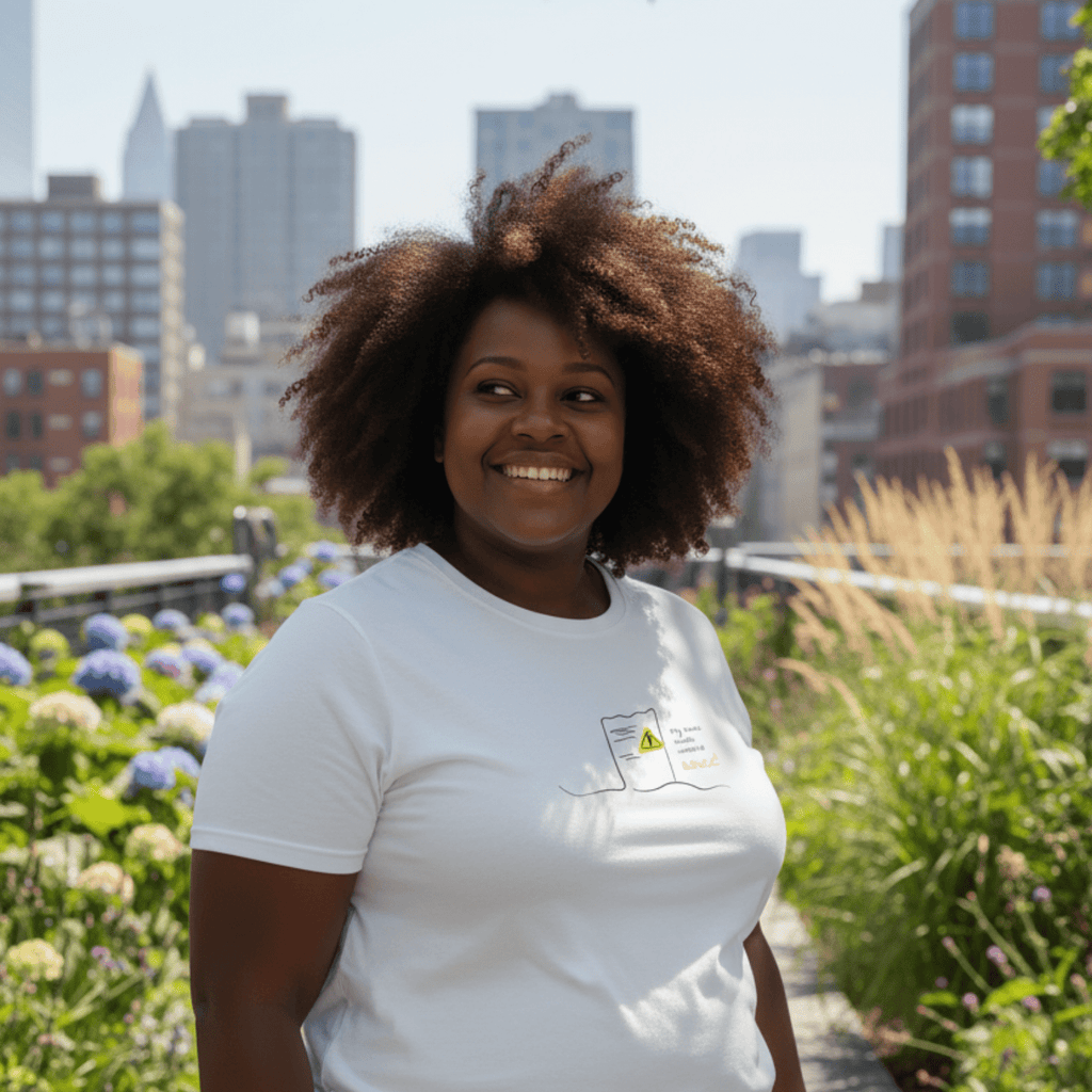 No Shit Shirts - Casual T-Shirt (Frontprint Large): My invoice includes unsolicited advice. - Casual T-Shirts - basic