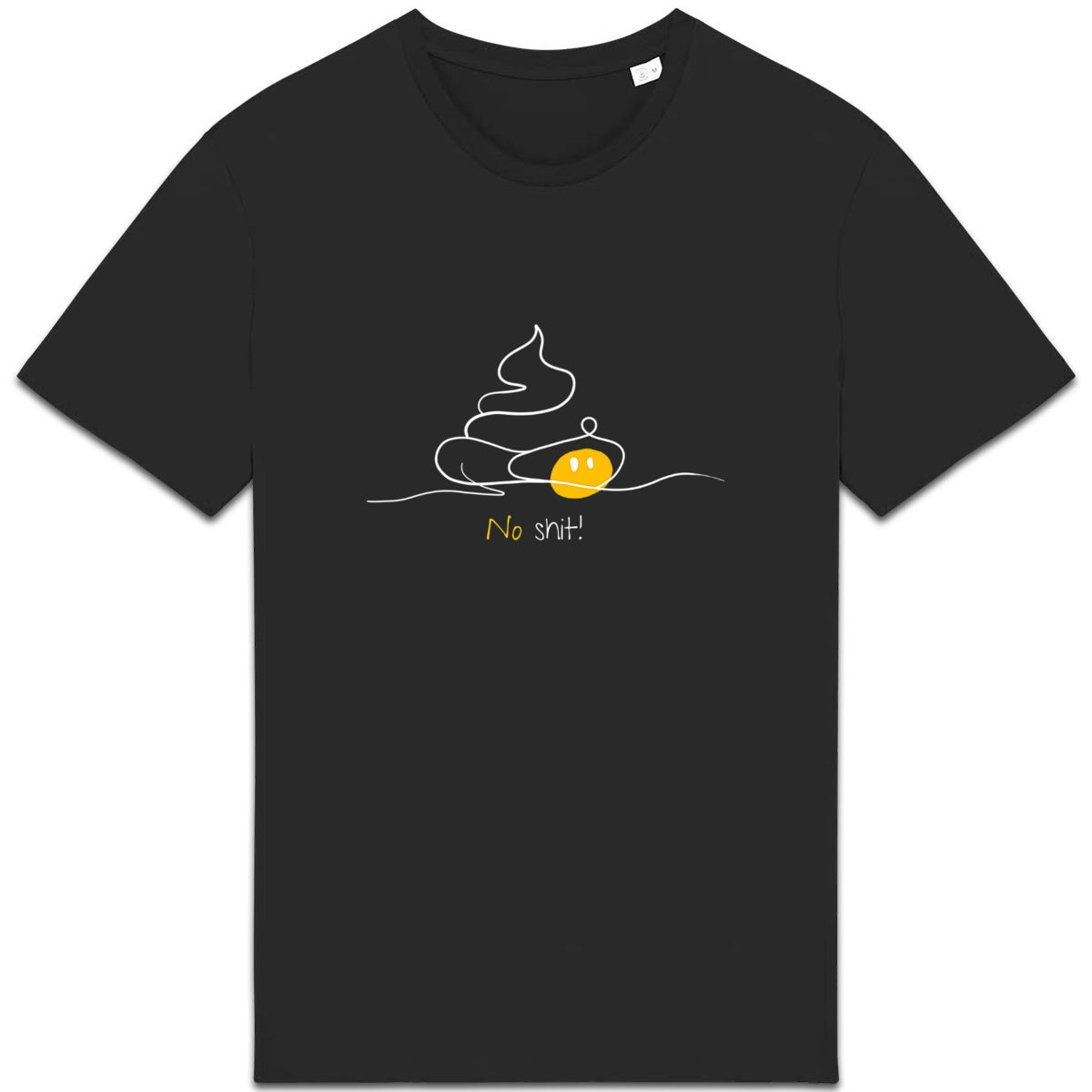 No Shit Shirts - Casual T-Shirt (Frontprint Large): No Shit! - Casual T-Shirts - basic
