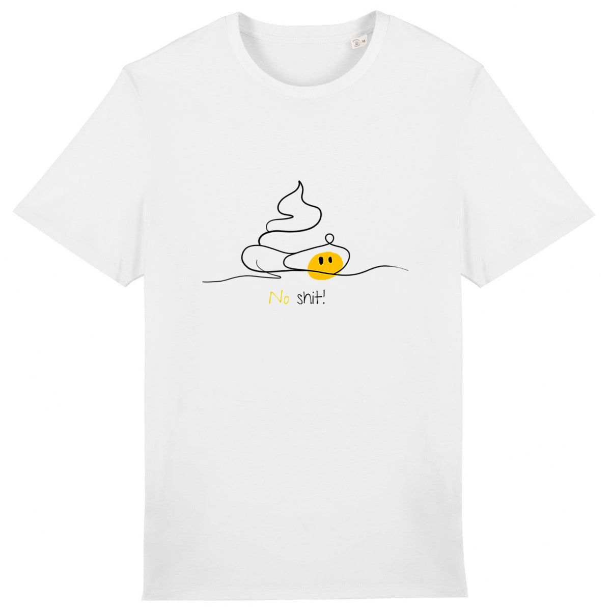 No Shit Shirts - Casual T-Shirt (Frontprint Large): No Shit! - Casual T-Shirts - basic