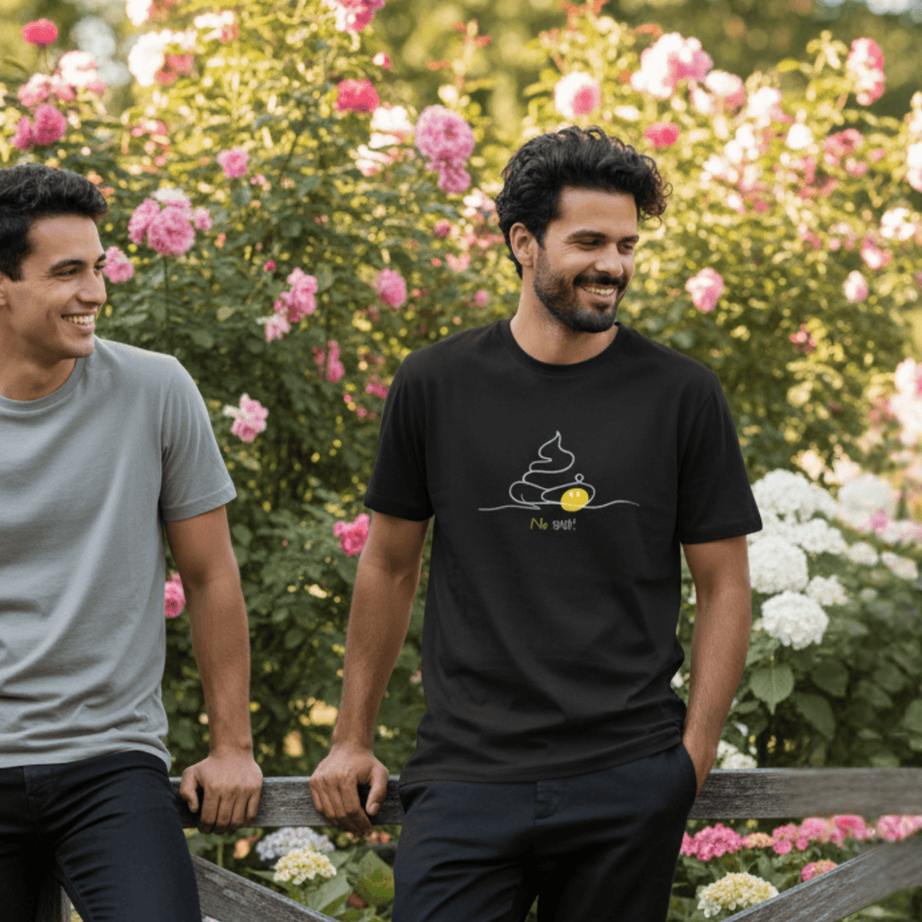 No Shit Shirts - Casual T-Shirt (Frontprint Large): No Shit! - Casual T-Shirts - basic