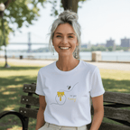 No Shit Shirts - Casual T-Shirt (Frontprint Large): Not your honey - Body & Autonomy & Sexism - basic