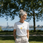 No Shit Shirts - Casual T-Shirt (Frontprint Large): Not your honey - Body & Autonomy & Sexism - basic