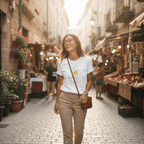 No Shit Shirts - Casual T-Shirt (Frontprint Large): Scrambled eggs need skill, not chromosomes. - Casual T-Shirts - basic