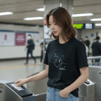 No Shit Shirts - Casual T-Shirt (Frontprint Large): Send Naps, Not Nudes - Body & Autonomy & Sexism - basic